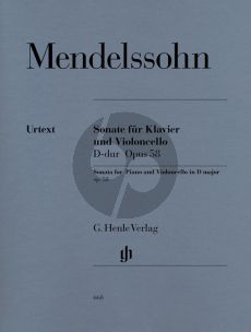 Mendelssohn Sonate D-dur Op.58 (Henle-Urtext)