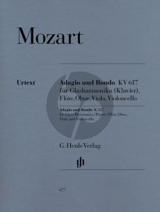 Mozart Adagio & Rondo KV 617 (Glasharm.[Klav.]-Flote- Oboe-Viola-Violonc.) (Part/St.) (Henle-Urtext)