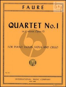 Quartet No.1 Op.15 C-minor (Vi.-Va.-Vc.-Piano)