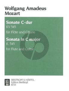 Mozart Sonate C-dur KV 545 "Facile" Flute-Guitar (arr. Stephan Schafer)