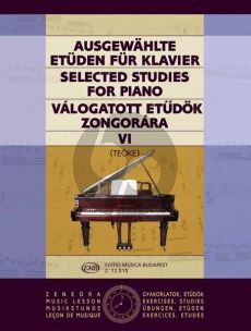 Selected Studies Vol. 6 for Piano
