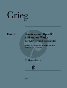 Grieg Sonata a-minor Op.36 and other Works (Heinemann- Steen-Nokleberg) (Henle-Urtext)