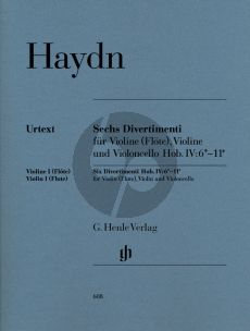 Haydn 6 Divertimenti (Hob.IV:6*- 11*) (Friesenhagen) (Stimmen) (Henle-Urtext)