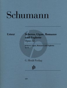 Schumann Scherzo-Gigue-Romanze & Fughette Op.32 (Henle-Urtext)