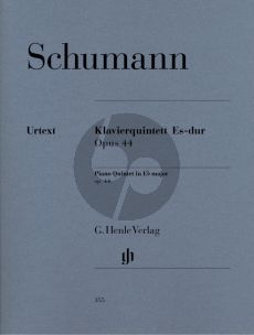 Schumann Quintet E-flat major Op.44 for Piano and Strings Score and Parts (Editor Ernst Herttrich - Fingering Klaus Schilde) (Henle-Urtext)