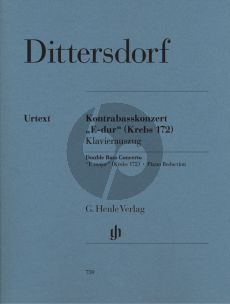 Dittersdorf Concerto E-major (Krebs 172) (Double bass-Orch.) (piano red.) (Henle-Urtext)