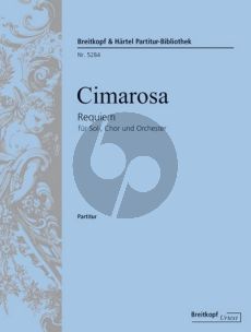 Cimarosa Requiem g-minor Soli-Choir-Orch. Full Score