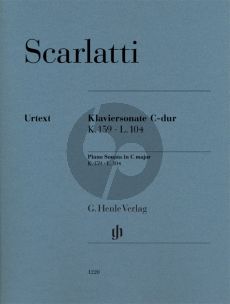 Scarlatti Sonata C-major K.159 /L.104 for Piano Solo (Edited by Bengt Johnson - Fingering by Detlef Kraus) (Henle-Urtext)