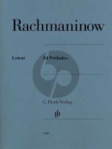 Rachmaninoff 24 Preludes Op.3 No.2, Op.23 and Op.32 for Piano (edited by Dominik Rahmer) (Henle-Urtext)