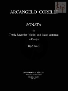 Sonata C-major Op.5 No.3