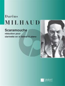 Milhaud Scaramouche Clarinette in Bb and Piano