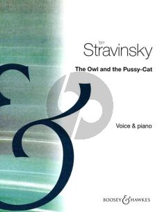 Strawinsky Owl and the Pussycat Medium Voice and Piano