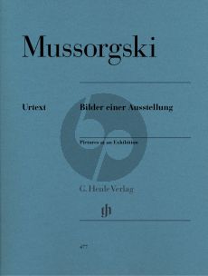 Mussorgsky Bilder einer Ausstellung (Pictures at an Exhibition) fur Klavier (edited by Petra Weber-Bockholdt) (Henle-Urtext)