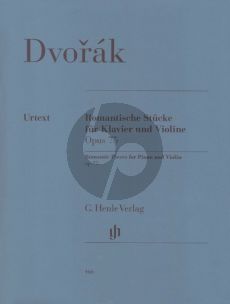 Dvorak Romantische Stucke Op.75 Violin and Piano (Mila Pospisil) (Henle-Urtext)