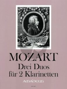 Mozart 3 Duos 2 Klarinetten Stimmen (Siegfried Beyer)