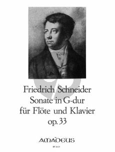 Schneider Sonate G-dur Op. 33 Flöte und Klavier (Bernhard Pauler)