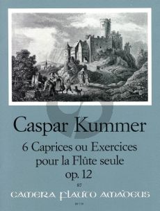 Kummer 6 Caprices ou Exercises Op.12 Flute (Bernhard Pauler)