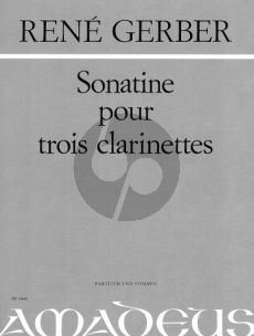 Gerber Sonatine 3 Clarinettes (A) (Part./Parties) (1945)
