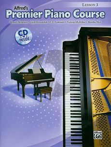 Premier Piano Course 3 Lessonbook (Bk-Cd)