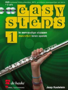 Kastelein Easy Steps Vol.1 Fluit (Bk-DVD- 2 Cd's) (In eenvoudige stappen fluit leren Spelen)