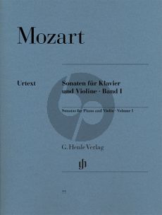 Mozart Sonaten Vol.1 fur Violine-Klavier (Herausgeber Wof-Dieter Seiffert) (Henle-Urtext)