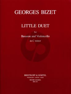 Bizet Little Duet C-minor Bassoon and Violoncello (Meerwein)