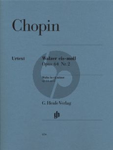 Chopin Walzer Op.64 No.2 cis-moll Klavier (Herausgegeben von Ewald Zimmermann) (Henle-Urtext)