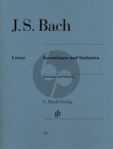 Bach Inventionen und Sinfonien BWV 772 - 801 Klavier (Ullrich Scheideler) (Henle-Urtext)