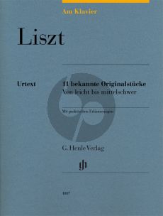 Liszt am Klavier (11 bekannte Originalstücke)