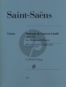 Saint-Saens Morceau de Concert f-minor Op.94 Horn[F]-Piano
