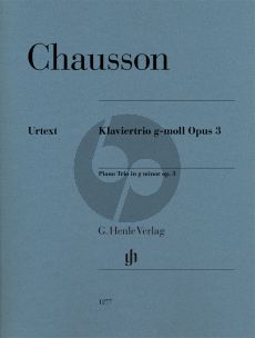 Chausson Trio g-minor Op.3 Violin-Violoncello-Piano