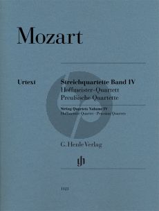 Mozart Streichquartette Vol.4 (Hoffmeister und Preussische Quartette) Stimmen (Henle)