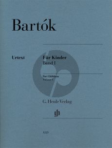 Bartok Für Kinder Vol.1 Klavier (László Vikárius und Vera Lampert) (Henle-Urtext)