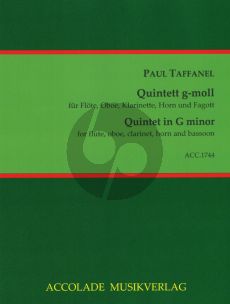 Taffanel Quintett g-moll Flöte-Oboe-Klar.-Horn-Fagott (Partitur & Stimmen)