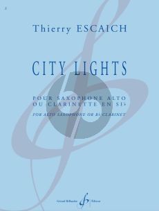 Escaich City Lights Saxophone alto ou Clarinette seul