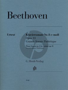Beethoven Sonate c-moll Op.13 (Grande Sonate Pathetique) Piano Solo (edited by Norbert Gertsch and Murray Perahia fingering by Murray Perahia)
