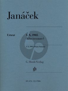 Janacek 1. X. 1905 (Sonata) Piano Solo (edited by Jirí Zahrádka) (fingering by Stephen Hough)