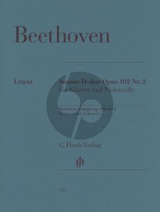 Beethoven Violoncello Sonata D major op. 102 no. 2