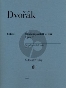 Dvorak String Quartet C-major Op.61 Parts (edited by Peter Jost)