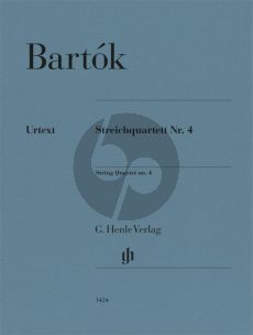 Bartok String Quartet No. 4 Parts (edited by Zsombor Németh and László Somfai)