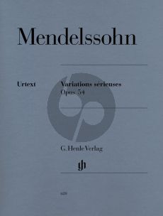 Mendelssohn Variations Serieuses Op.54 Klavier (Christa Jost)