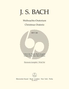 Bach Weihnachts Oratorium BWV 248 Soli-Chor-Orch. Harmonie Set