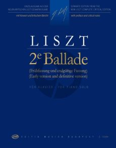 Liszt Ballade No.2 for Piano (Early version and definitive version)