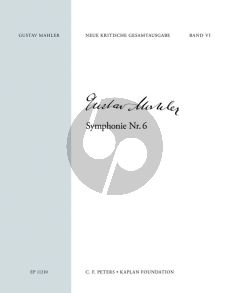 Mahler Symphony No.6 Score (Kaplan Foundation) (Reinhold Kubik)