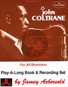 Coltrane Jazz Improvisation Vol.28 John Coltrane Giant Steps for Any C, Eb, Bb, Bass Instrument or Voice - Intermediate/Advanced (Bk-Cd)