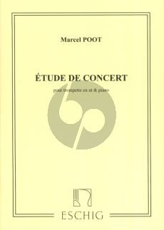 Poot Etude de Concert Trompette (C) et Piano