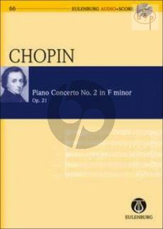 Concerto No.2 Op.21 f-minor (Piano-Orch.) (Study Score with Audio CD)