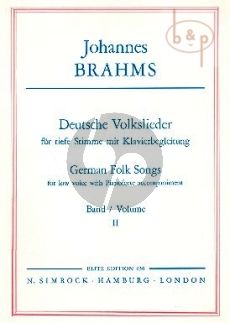 Deutsche Volkslieder Vol. 2 Low