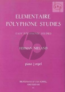 Elementaire Polyphone Studies / Easy Polyphonic Studies Vol.1 for Piano or Organ