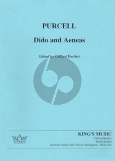 Purcell Dido and Aeneas Score (edited by Clifford Bartlett)